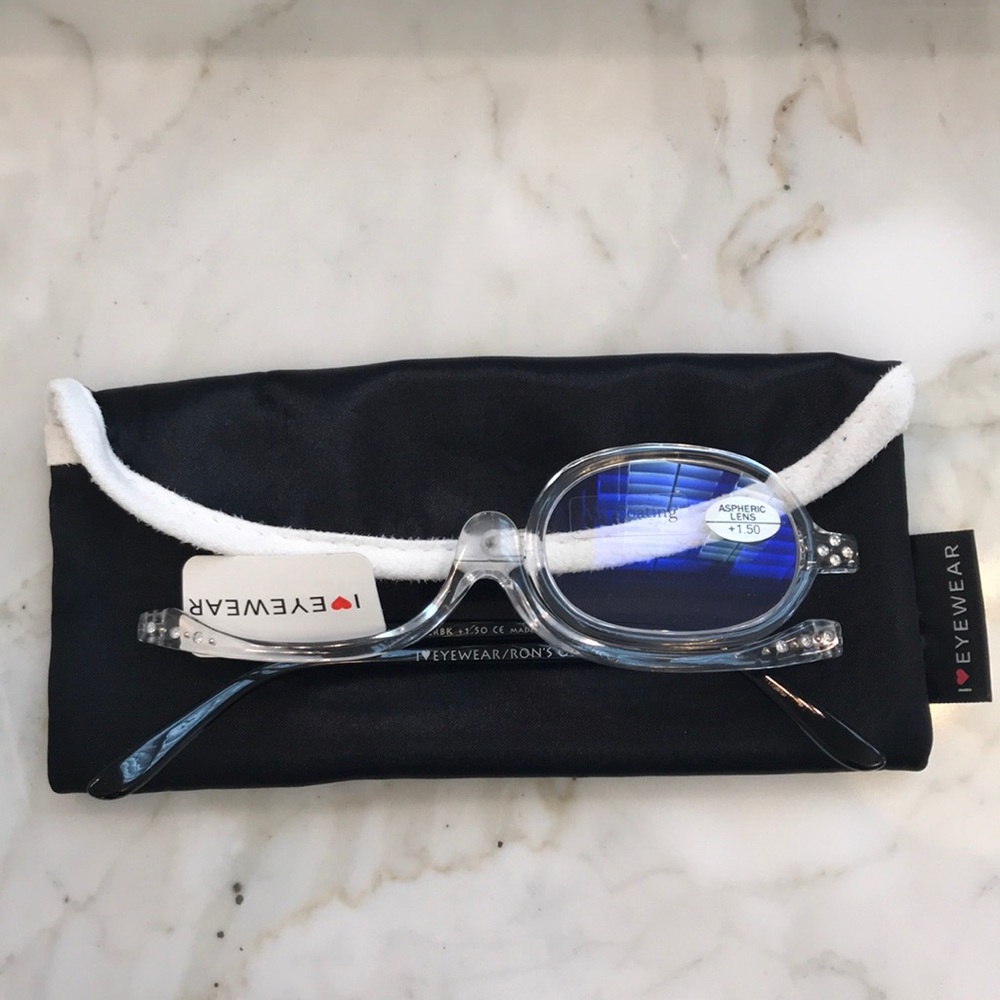Makeup Reader glasses +1.50 with case